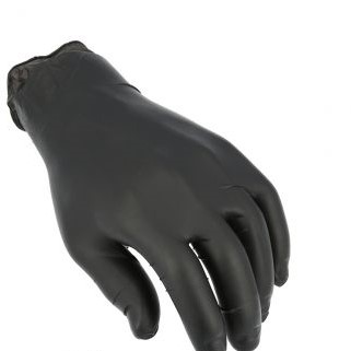 Non-Exam Black Nitrile Gloves - Powder-Free - 5 Mil - Direct Target ...