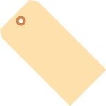 Manila Tags - 1.375 x 2.75"
