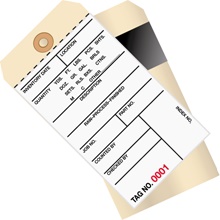 Inventory Tags - 6.25 x 3.125"
