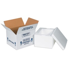 Insulated Shipping Containers & Supplies - 8 x 6 x 4.25"