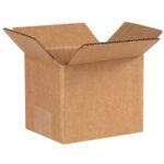Corrugated Boxes - 5 x 4 x 4"