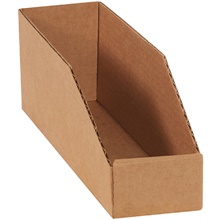 Corrugated Bins - 3 x 4.5 x 12"