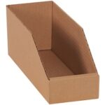 Corrugated Bins - 12 x 4 x 4.5"