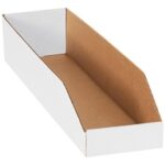 Corrugated Bins - 24 x 6 x 4.5"