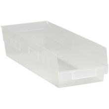 Plastic Bins - 6.625 x 4 x 17.875"