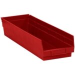 Plastic Bins - 23.625 x 6.625 x 4"