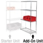 Wire Shelving - 36 x 12 x 54"