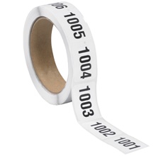 Inventory Labels - 1 x 1.5"