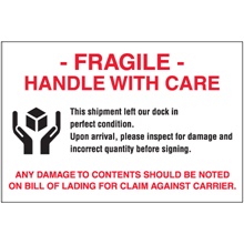 Shipping & Handling Labels - 6 x 4"