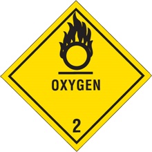 D.O.T. Labels - 4 x 4"