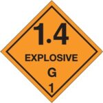 D.O.T. Labels - 4 x 4"