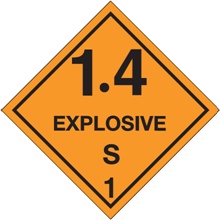 D.O.T. Labels - 4 x 4"