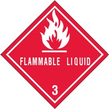 D.O.T. Labels - 4 x 4"