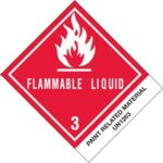 D.O.T. Labels - 4 x 4.75"