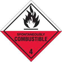 D.O.T. Labels - 4 x 4"