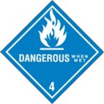 D.O.T. Labels - 4 x 4"