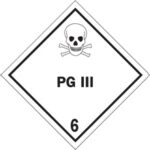 D.O.T. Labels - 4 x 4"