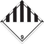 D.O.T. Labels - 4 x 4"