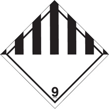 D.O.T. Labels - 4 x 4"