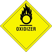 D.O.T. Labels - 4 x 4"