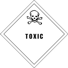 D.O.T. Labels - 4 x 4"
