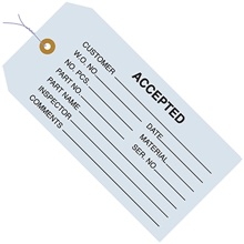 Inspection Tags - 4.75 x 2.375"