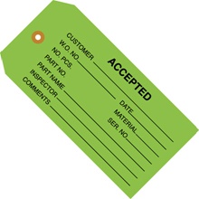 Inspection Tags - 4.75 x 2.375"