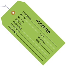 Inspection Tags - 4.75 x 2.375"