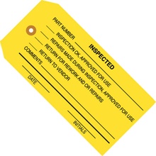 Inspection Tags - 4.75 x 2.375"