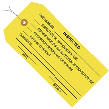 Inspection Tags - 2.375 x 4.75"