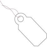 Merchandise Tags - 0.375 x 0.8125"