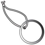 Metal Rim Tags - 2 x 2"