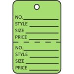 Retail Tags - 1.25 x 1.875"