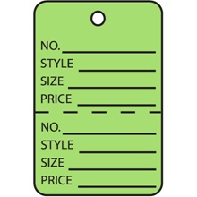 Retail Tags - 1.75 x 2.875"
