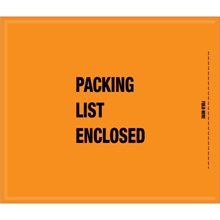 Mil-Spec "Packing List Enclosed" Envelopes - 10 x 8.5"