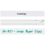 Rack Labeling Supplies - 6 x 0.75"