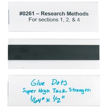 Rack Labeling Supplies - 6 x 2"