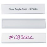 Rack Labeling Supplies - 6 x 1.3125"