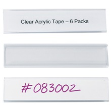 Rack Labeling Supplies - 6 x 1.3125"