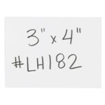 Rack Labeling Supplies - 4 x 3"