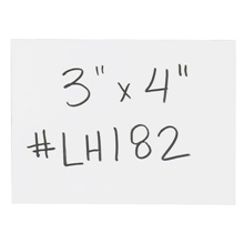 Rack Labeling Supplies - 4 x 3"