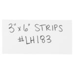 Rack Labeling Supplies - 6 x 3"
