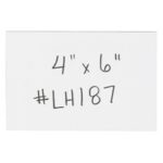 Rack Labeling Supplies - 6 x 4"