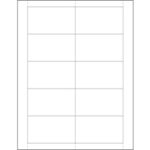 Rack Labeling Supplies - 3.5 x 2"