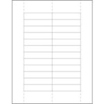 Rack Labeling Supplies - 3 x 0.6875"