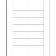 Rack Labeling Supplies - 3 x 0.6875"