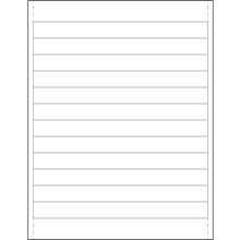 Rack Labeling Supplies - 8 x 0.75"
