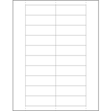 Rack Labeling Supplies - 3 x 1"