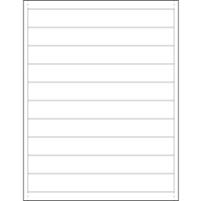 Rack Labeling Supplies - 8 x 1"
