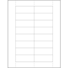 Rack Labeling Supplies - 3 x 1.125"